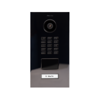 DoorBIrd D2201V IP Video Türsprechanlage, 1 Einheit, 1 Ruftaste, Titan-Optik als PVD-Beschichtung, Edelstahl V4A, hochglanzpoliert