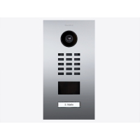 DoorBIrd D2201V IP Video T&uuml;rsprechanlage, 1 Einheit, 1 Ruftaste, Chrom-Optik, Edelstahl V4A, hochglanzpoliert