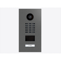 DoorBIrd D2201V IP Video T&uuml;rsprechanlage, 1 Einheit, 1 Ruftaste, Edelstahl V4A, DB 703, Edelstahl, pulverbeschichtet, seidenmatt