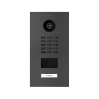 DoorBIrd D2201V IP Video T&uuml;rsprechanlage, 1 Einheit, 1 Ruftaste, Edelstahl V4A, DB 703, Edelstahl, pulverbeschichtet, seidenmatt