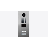 DoorBIrd D2202V IP Video T&uuml;rsprechanlage, 2 Einheit, 2 Ruftaste, Edelstahl V2A, geb&uuml;rstet