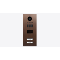 DoorBIrd D2202V IP Video T&uuml;rsprechanlage, 2 Einheit, 2 Ruftaste, Baubronze