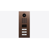 DoorBIrd D2203V IP Video T&uuml;rsprechanlage, 3 Einheit, 3 Ruftaste,Baubronze