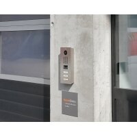 DoorBIrd D2203V IP Video T&uuml;rsprechanlage, 3 Einheit, 3 Ruftaste,Baubronze