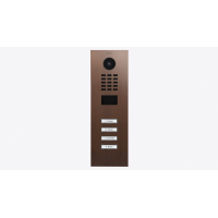 DoorBIrd D2204V IP Video T&uuml;rsprechanlage, 4 Einheit, 4 Ruftaste, Baubronze
