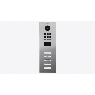 DoorBIrd D2205V IP Video Türsprechanlage, 5 Einheit, 5 Ruftaste, Edelstahl V2A, gebürstet
