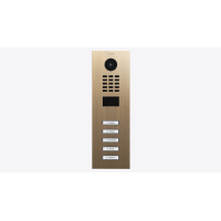 DoorBIrd D2205V IP Video T&uuml;rsprechanlage, 5 Einheit, 5 Ruftaste, Echtes Messing br&uuml;niert