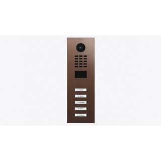 DoorBIrd D2205V IP Video Türsprechanlage, 5 Einheit, 5 Ruftaste, Baubronze