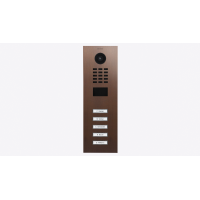 DoorBIrd D2205V IP Video T&uuml;rsprechanlage, 5 Einheit, 5 Ruftaste, Baubronze