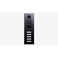 DoorBIrd D2205V IP Video T&uuml;rsprechanlage, 5 Einheit, 5 Ruftaste,Titan-Optik als PVD-Beschichtung, Edelstahl V4A, hochglanzpoliert
