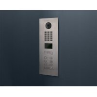 DoorBird IP Video Türsprechanlage ; 1 Einheit, 1 Ruftaste. Echtes Messing brüniert