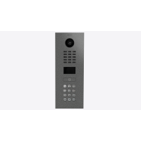 DoorBird IP Video T&uuml;rsprechanlage ; 1 Einheit, 1 Ruftaste. DB 703, Edelstahl, pulverbeschichtet, seidenmatt